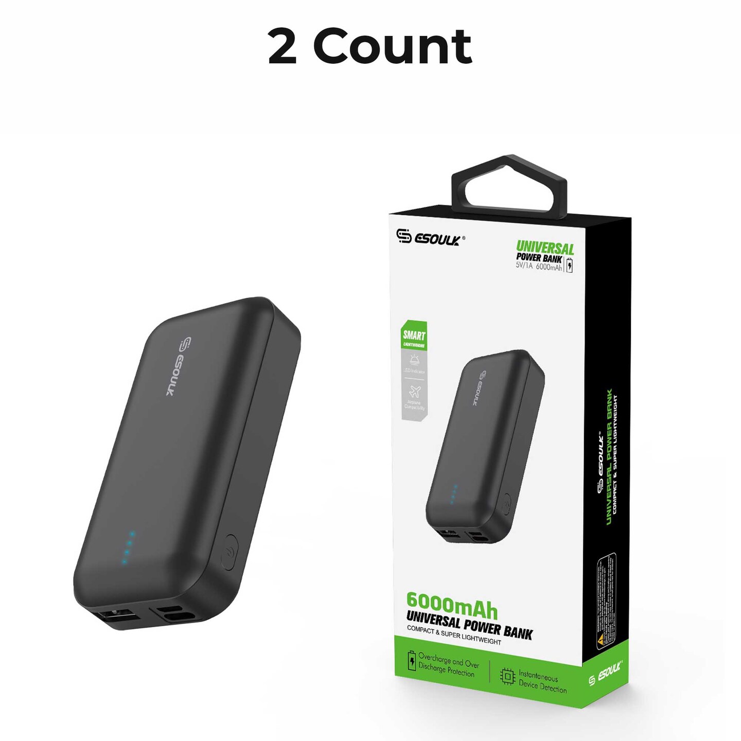 6000 mAh Universal Power Bank