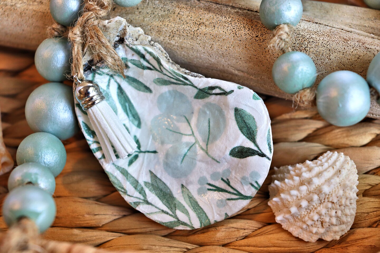 Oyster Shell Garland - Coastal | MakerPlace by Michaels