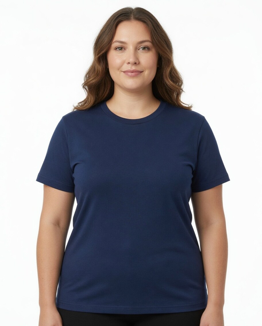 BELLA + CANVAS Premium CVC Short Sleeve Crewneck Jersey T-Shirt for Custom Printing & Layering Styles Tee