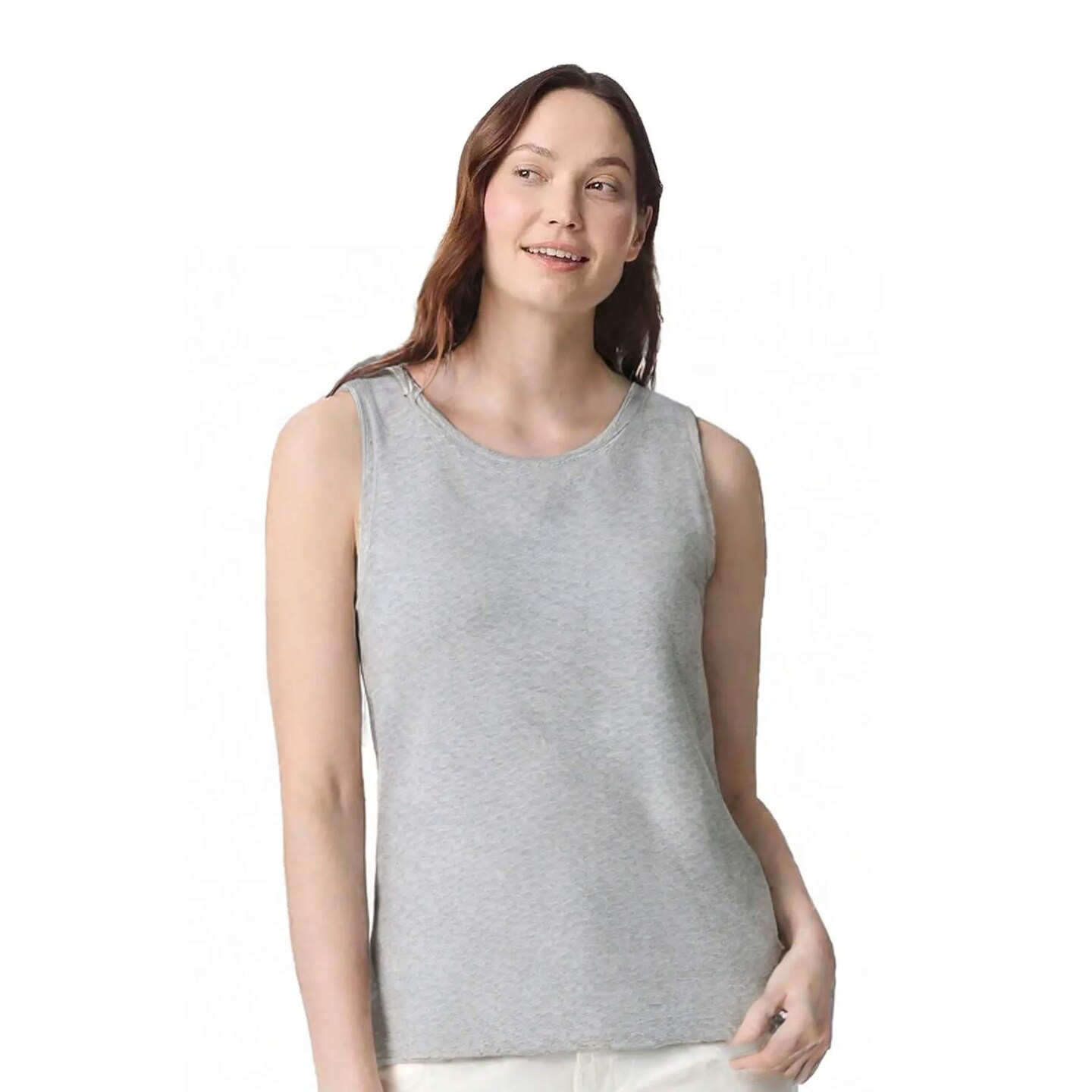 Gildan Heavy Cotton Unisex Crew Neck Tank Top for Ready Print & Casual Cotton Sleeveless Shirt