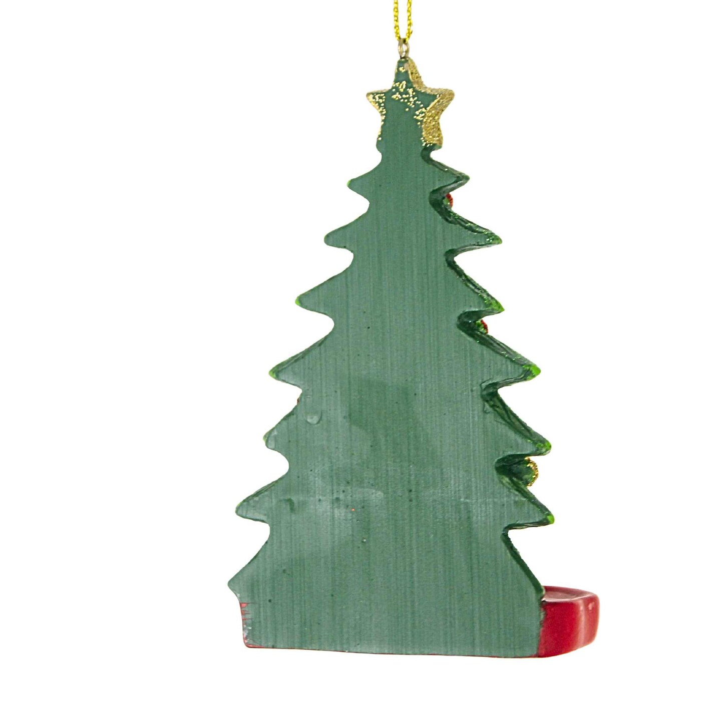 Kurt S. Adler 4.0 Inch Cat W/ Christmas Tree Christmas Tree Ornament , Feline Star Kitten