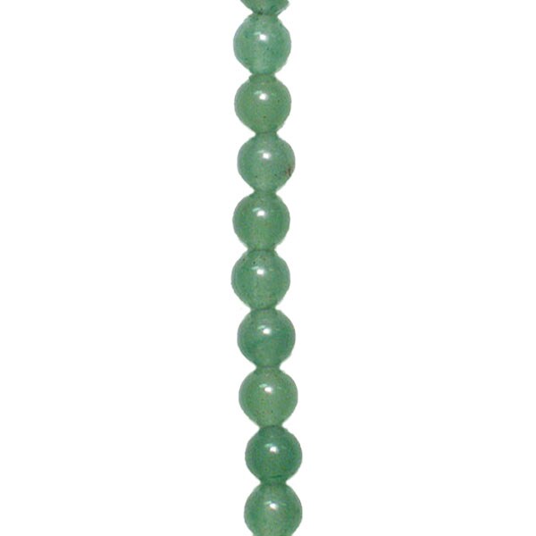 6 Packs of 6mm x 6mm Green Aventurine Round Beads 8 Inch Strand