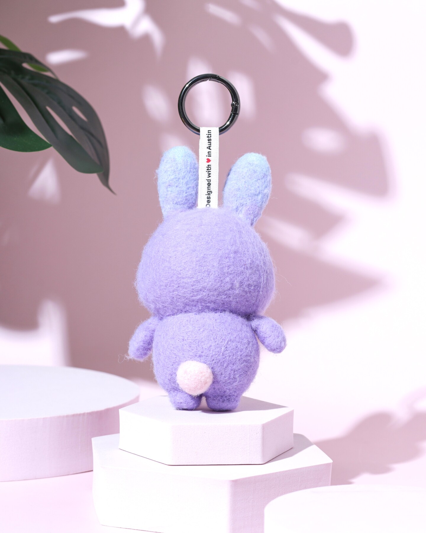 Kiki the Bunny | Needle-Felted Wool Bag Charm | MakerPlace by Michaels