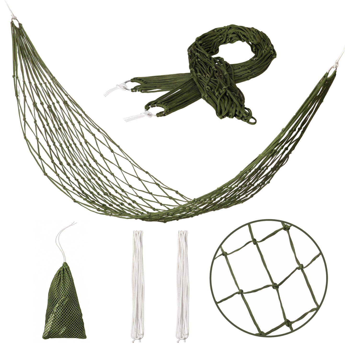 Gardenised Outdoor Hanging Hammocks for Leisure and Relaxation Use