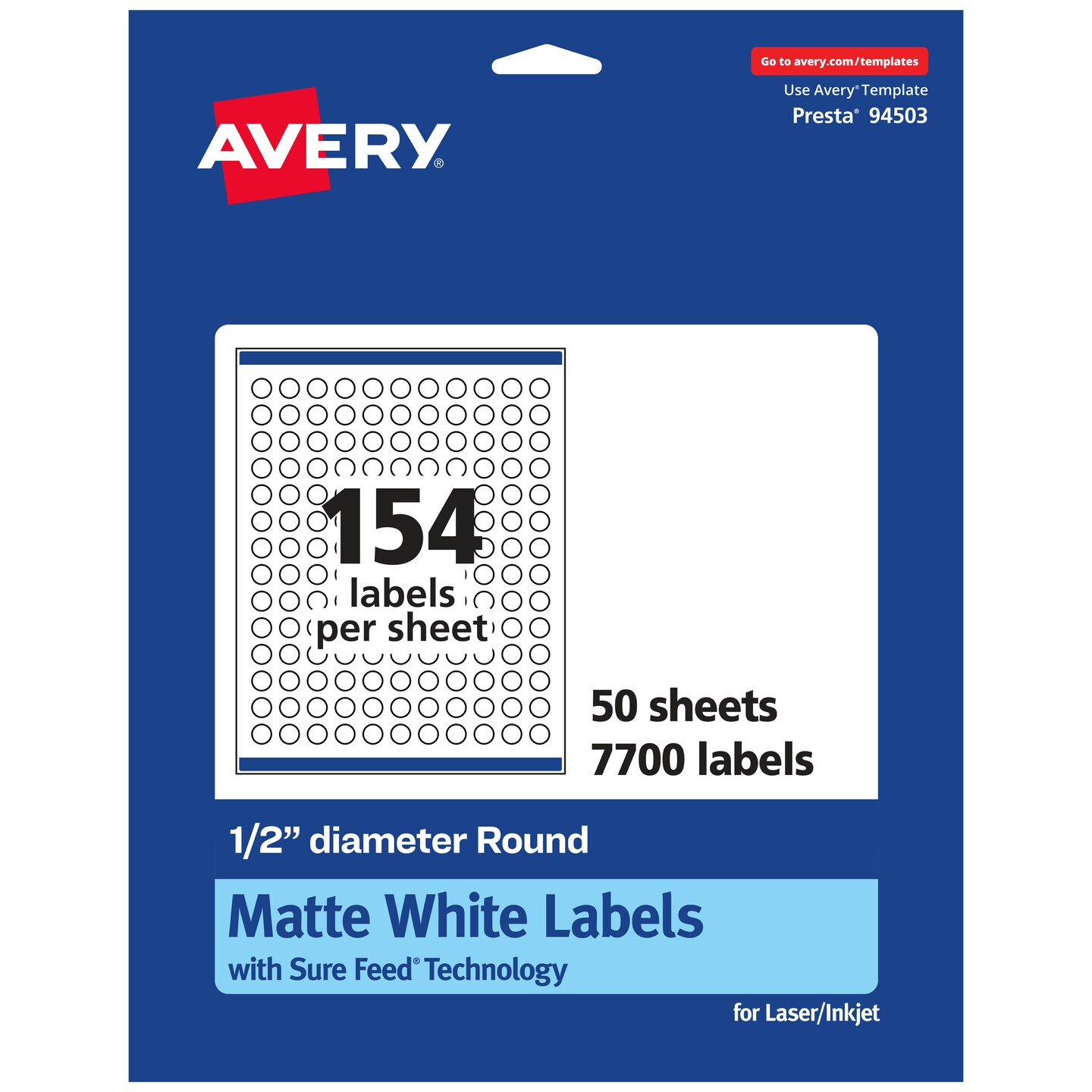 Avery 3652 Self-adhesive Multipurpose/copier Labels, 21 Labels Per A4 Sheet, White (100 Sheets - View #6