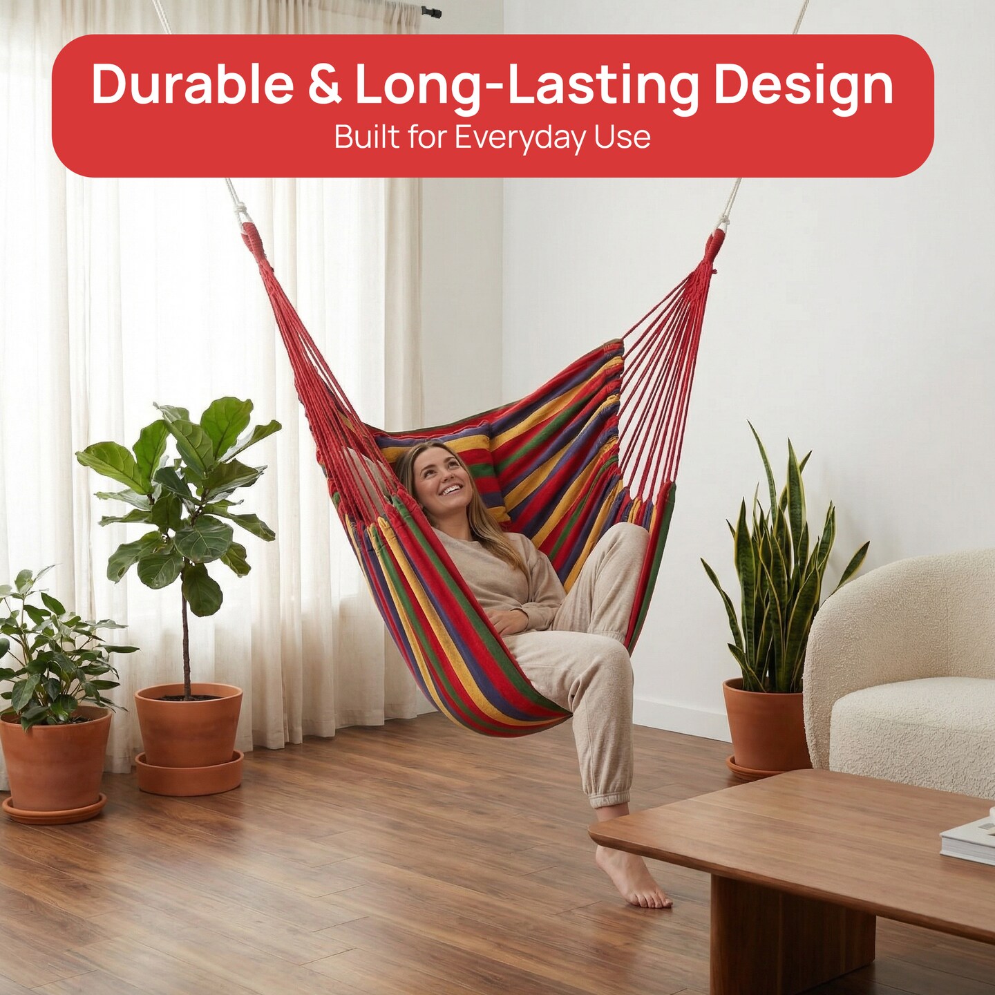 Gardenised Outdoor Hanging Hammocks for Leisure and Relaxation Use