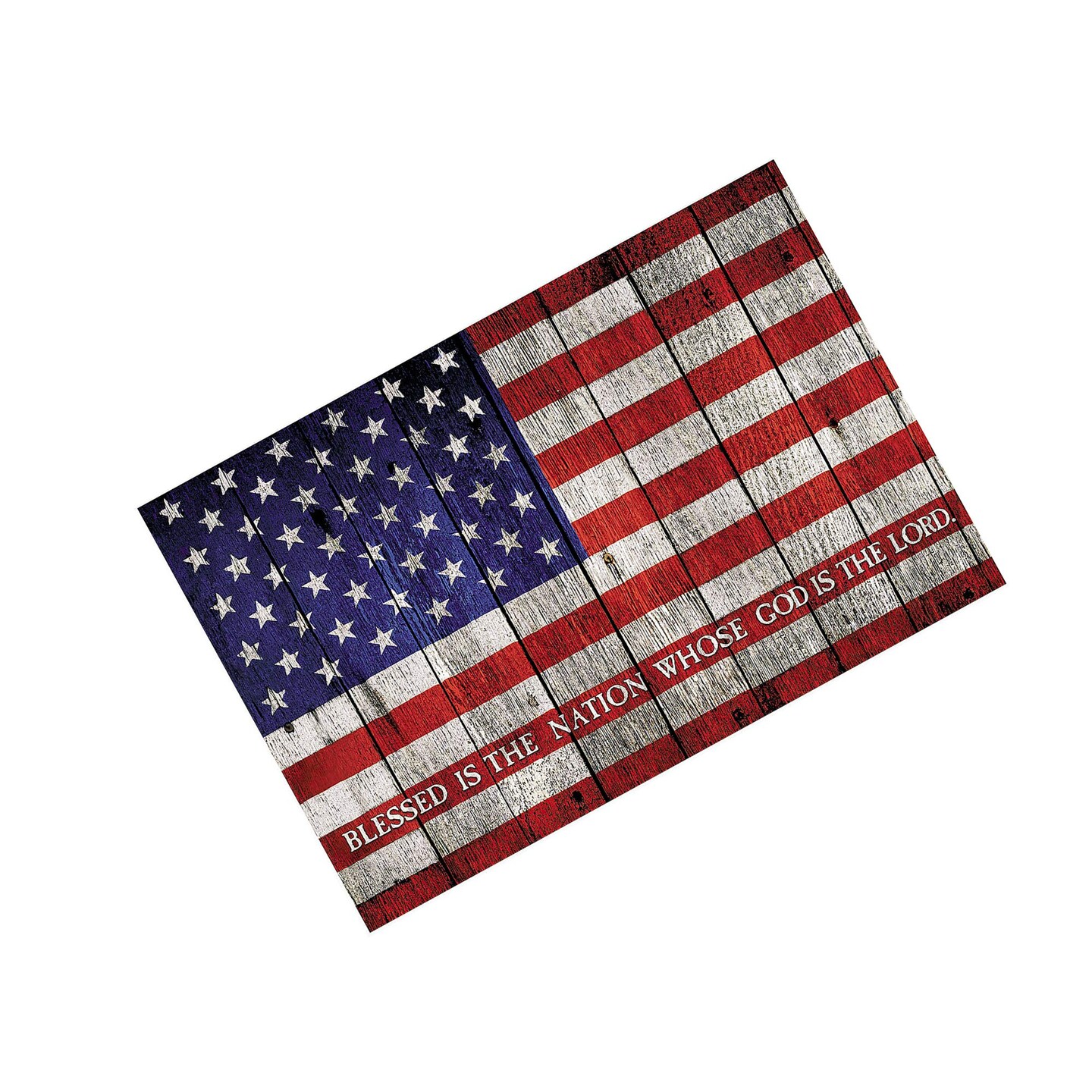 4th of July American Flag Verse Backdrop Banner 3 Pieces