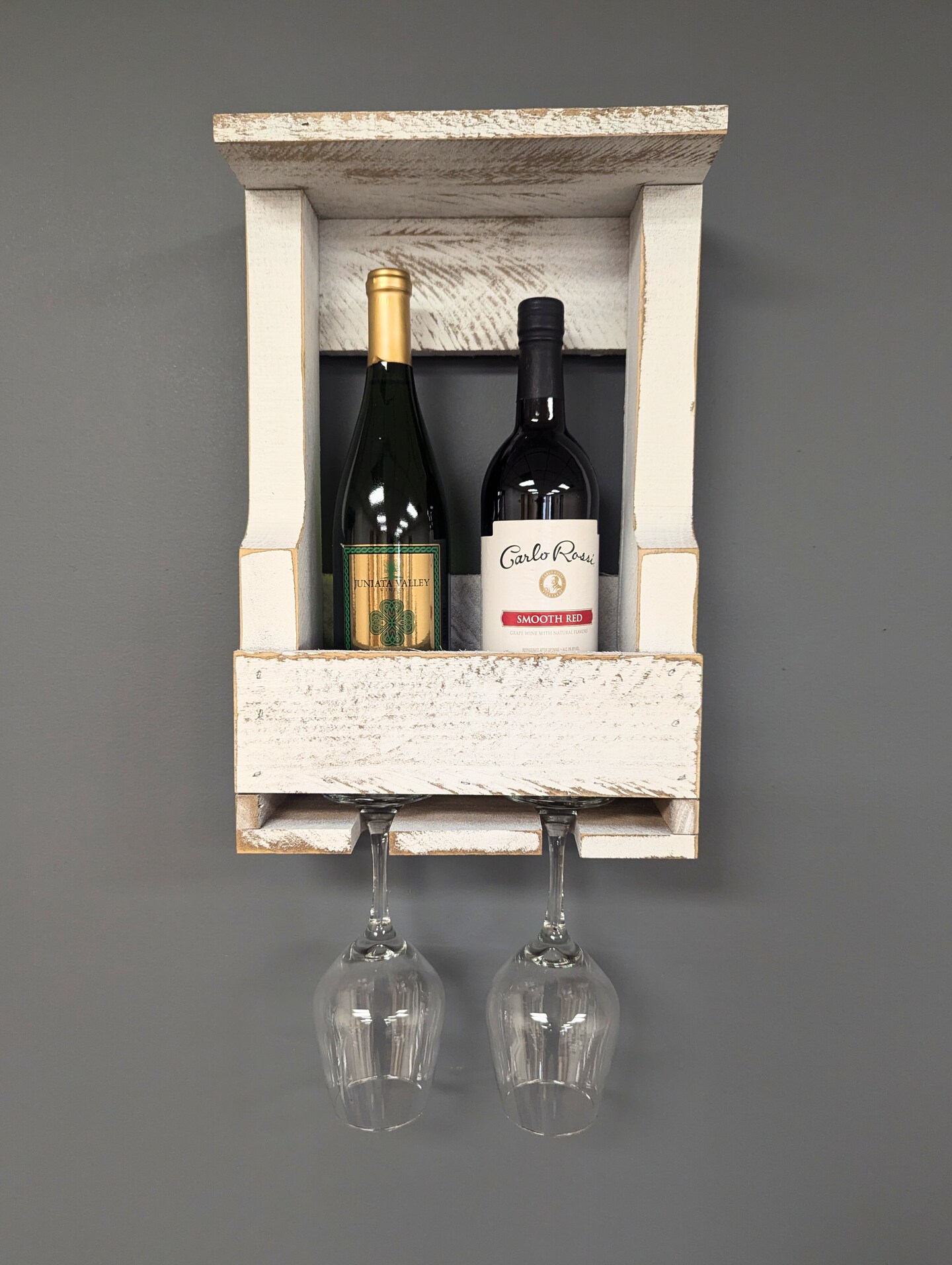 wooden wine wine glass holder