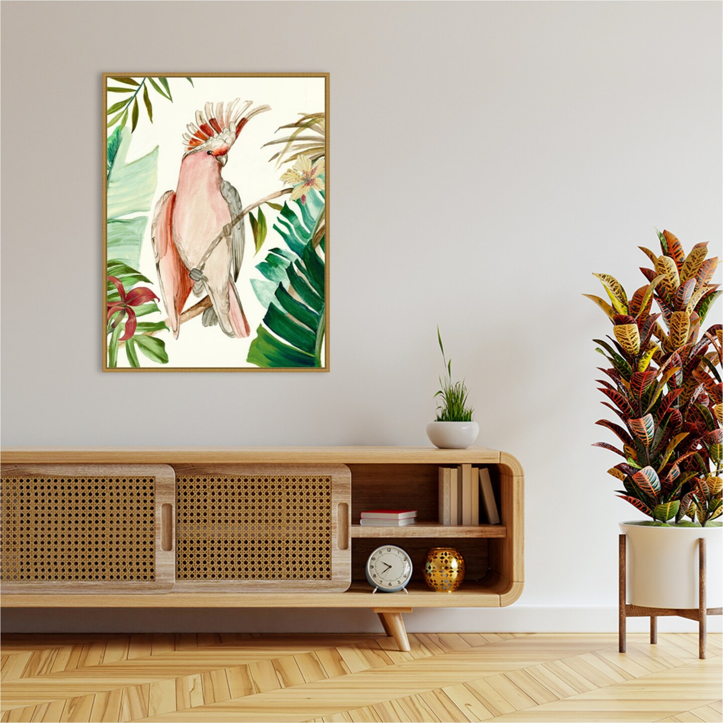 Tropical Bird I by Aimee Wilson Framed Canvas Wall Art