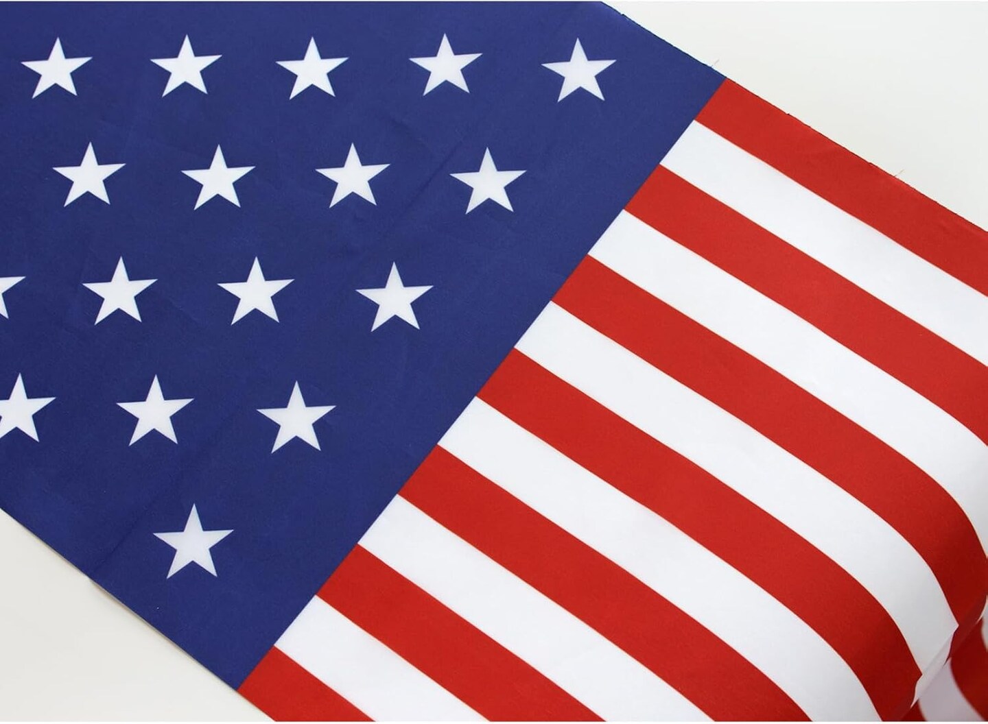 Memorial Day 4th of July Decorations, 71x13 Inch Hanging American Flag Door Banner, July Fourth Front Porch Decor for Home School Office Yard Patio Garage