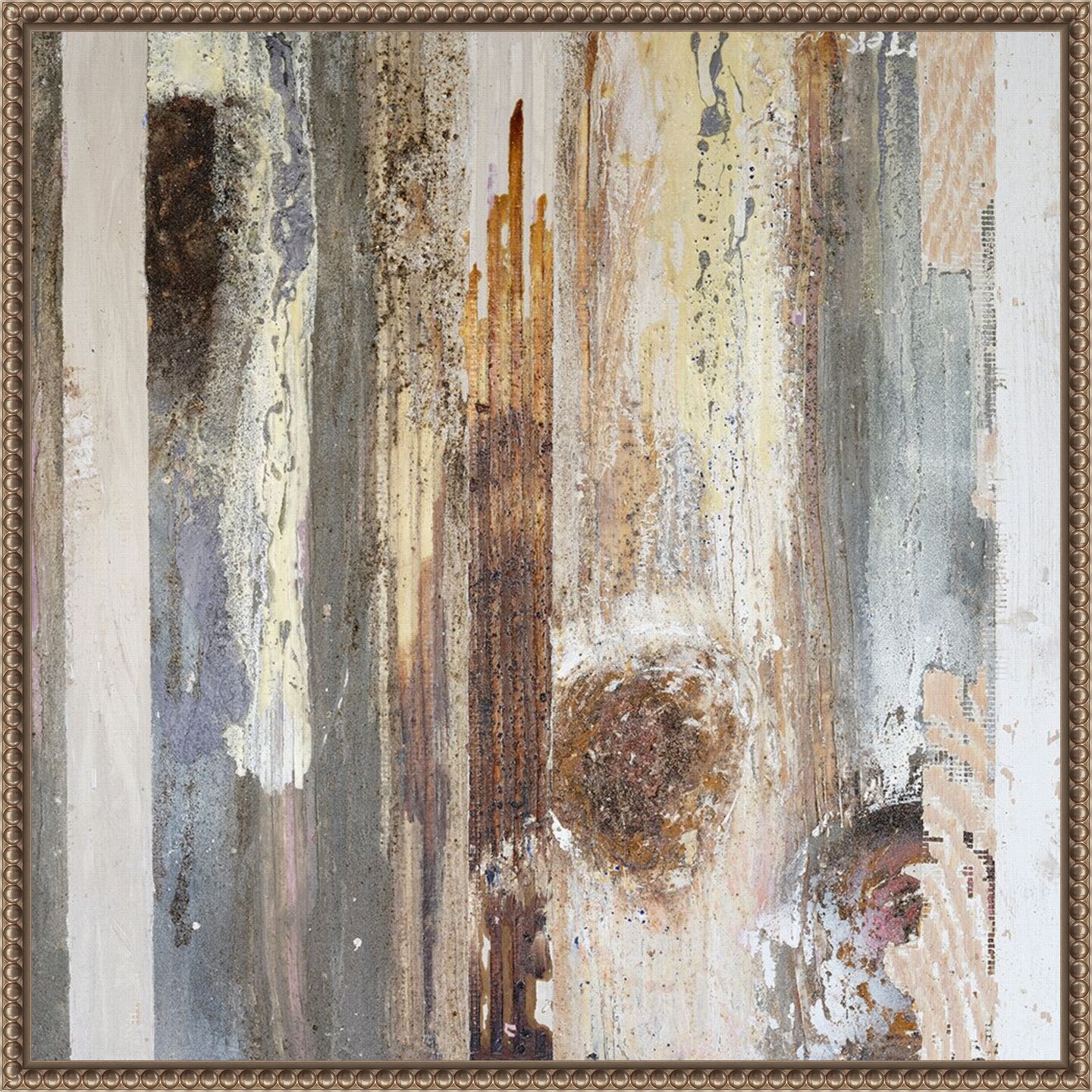 Textured Grain V by Erin McGee Ferrell Framed Canvas Wall Art