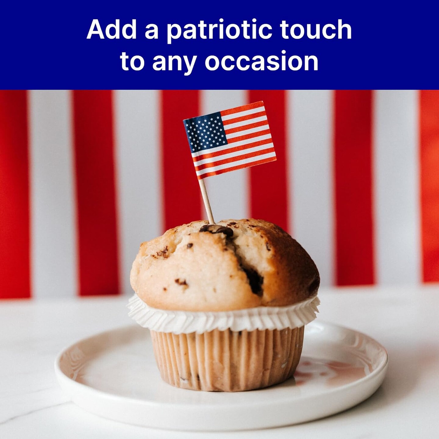 100 World Assorted Toothpick Flags, 100 Cupcake Flag Toothpicks or Cocktail Picks