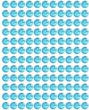 8mm Round Gemstone Stickers 120 Pack – Self Adhesive Rhinestone Craft Gems – Gold, Blue, Silver & Pink Bling Stickers