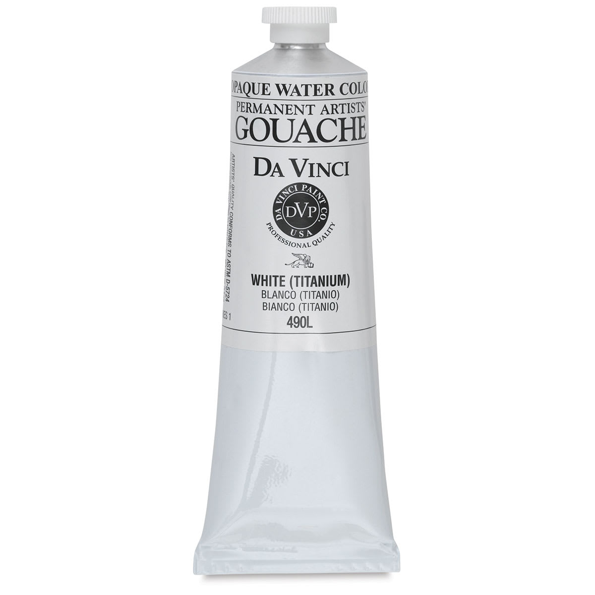 Da Vinci Professional Gouache - White (Titanium), 150 ml tube