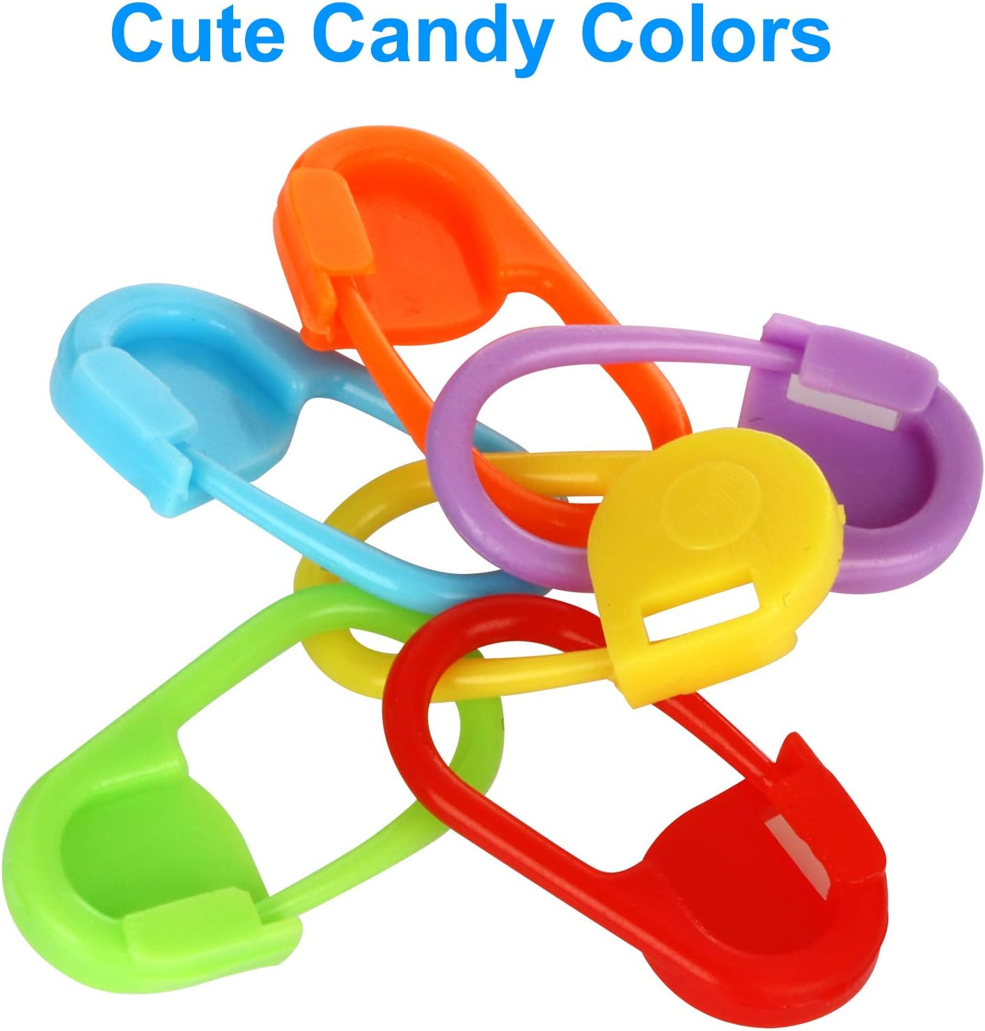 200 PCS Knitting Stitch Markers Crochet Supplies(Mix color)