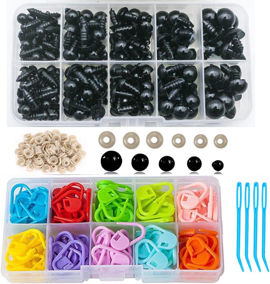 120 Pieces Locking Crochet Supplies Stitch Markers for Crocheting