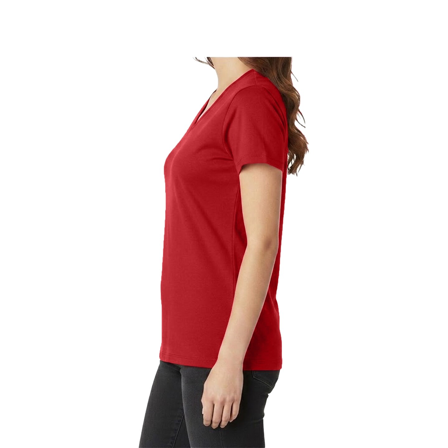 Gildan Women’s Heavy Cotton V-Neck Blank Craft T-Shirt – Cricut & Paint Ready