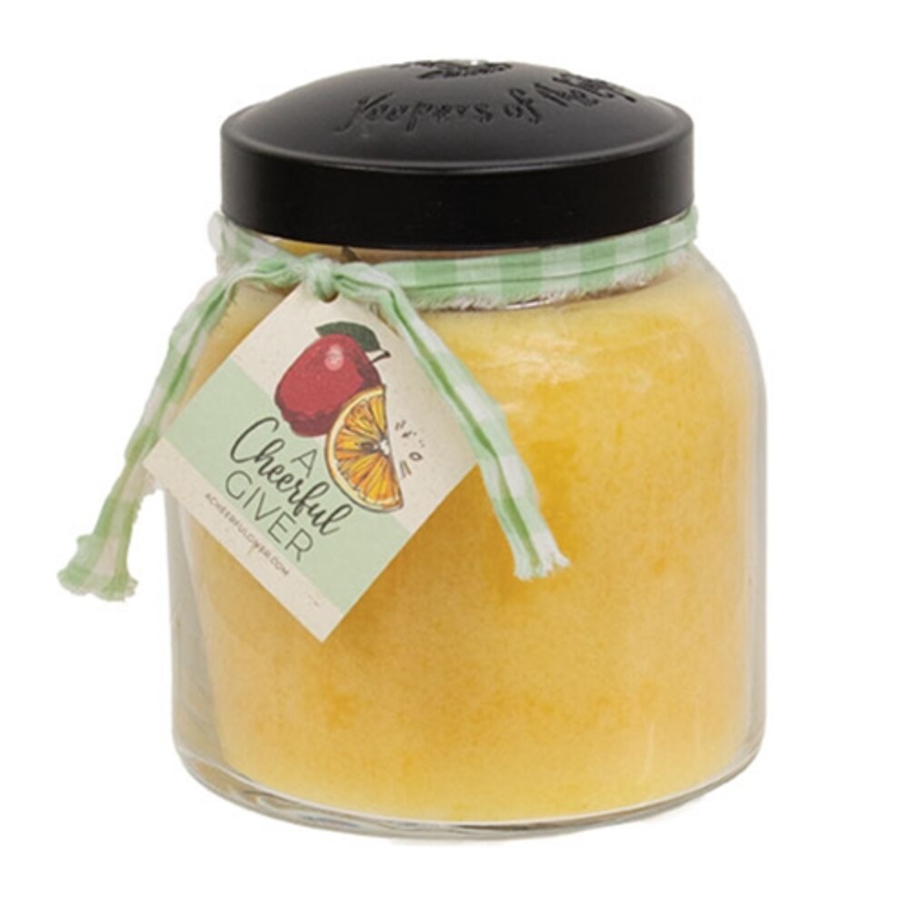 Starfruit Pineapple Jar Candle with Long Burn Time and Citrus Scent