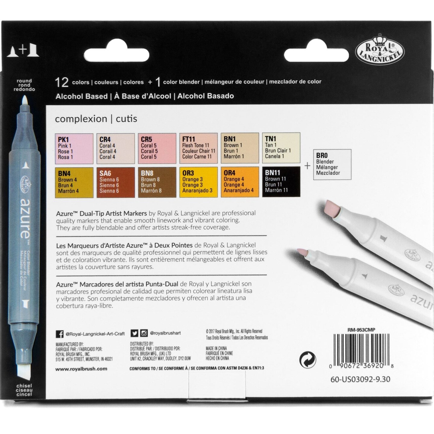 RM-953CMP | Azure&#x2122; 13pc Complexion Color Marker Set