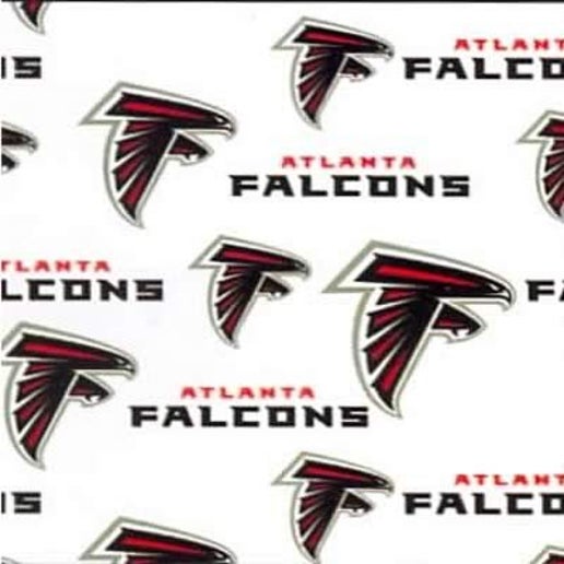 Licensed NFL Atlanta Falcons Cotton 6209-W Fabric by the Yard