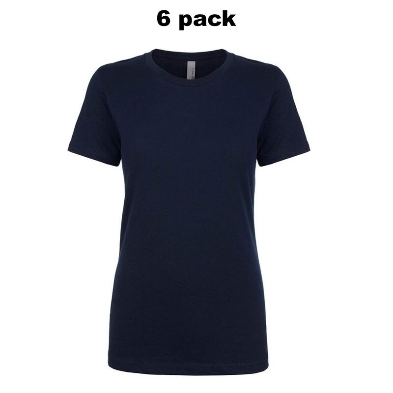 Sofra Ladies Classic Fit Crew Neck T-Shirt Pack Of 6 Comfortable And Stylish
