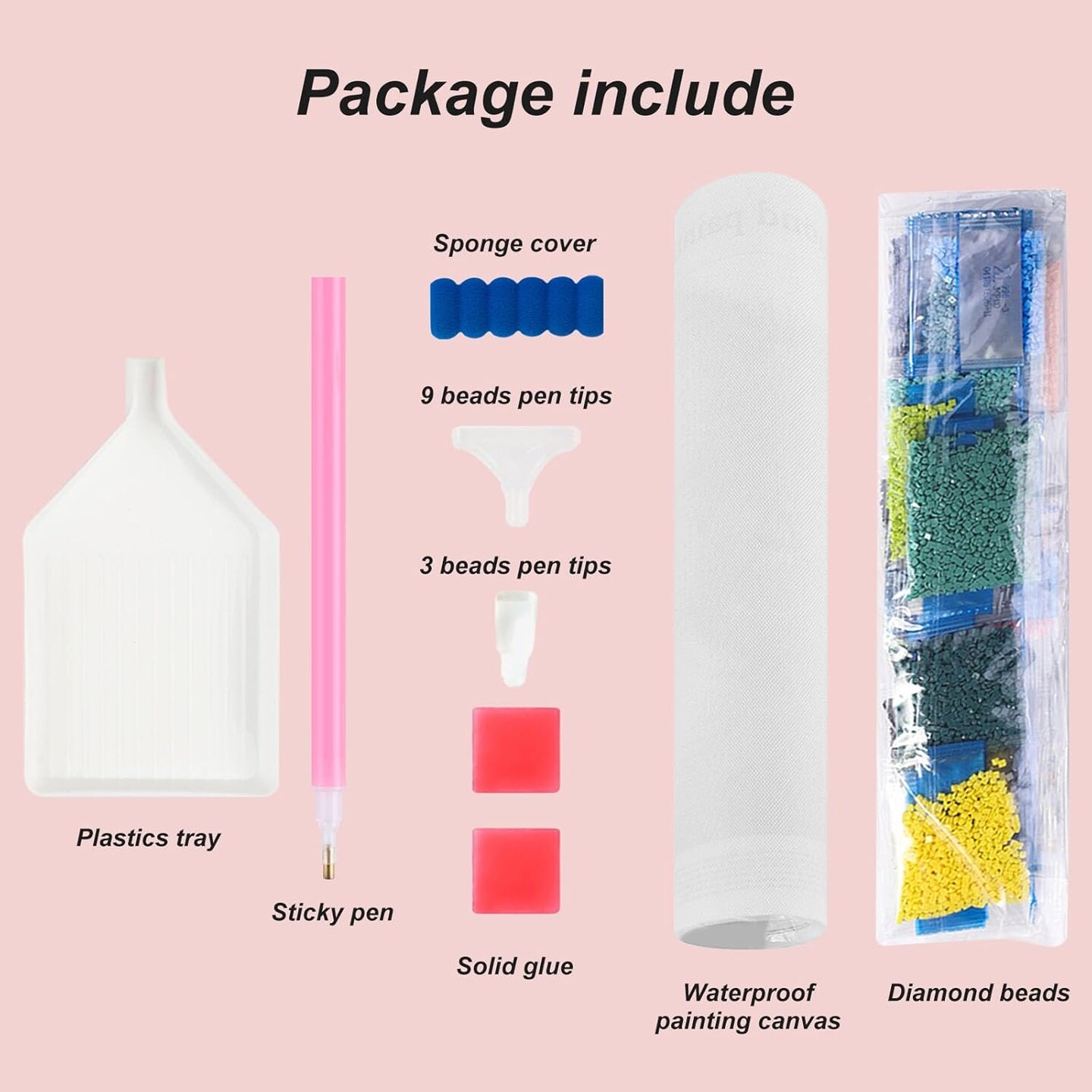 Diamond Painting Kits for Adults Cardinal, 5D DIY Diamond Art Kits for Beginners Round Full Drill Diamond Painting for Home Wall Decoration Gift 12&#xD7;12inch, Bird