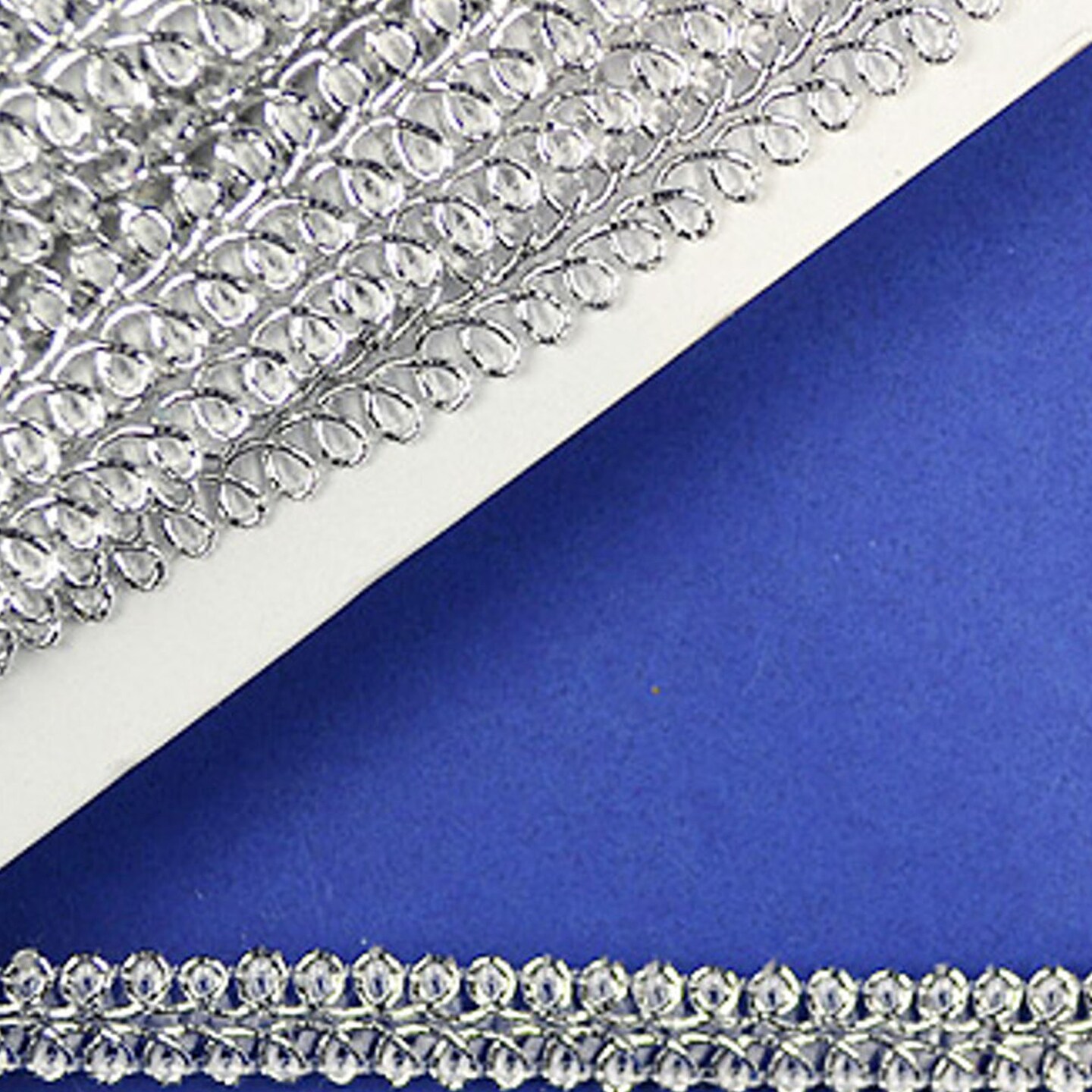 1/2&#x22; x 15 Yards Silver Gimp Braid 5 Packs Gimp Braid Trim