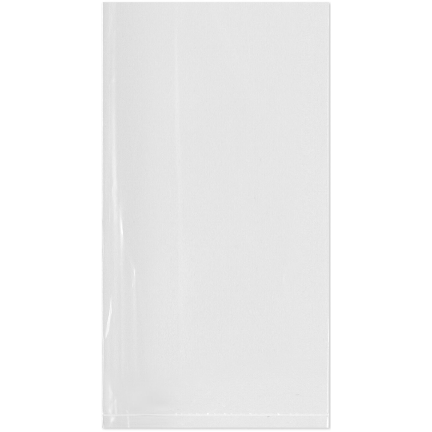 Plymor 8&#x22; x 15&#x22;, 4 Mil Flat Open Clear Plastic Poly Bags