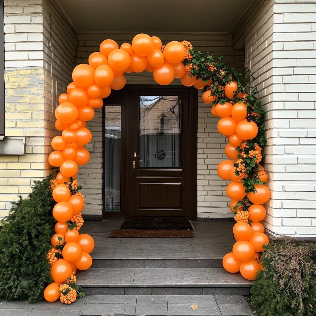 60 PCS Orange Balloons 12 Inch Latex Balloon (Orange) 12.6 x 7.9 x 0.45 inches