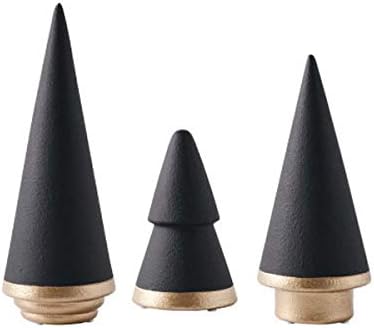 Ceramic Christmas Tree(Gold)3.75&#x22;D x 3.75&#x22;W x 10&#x22;H