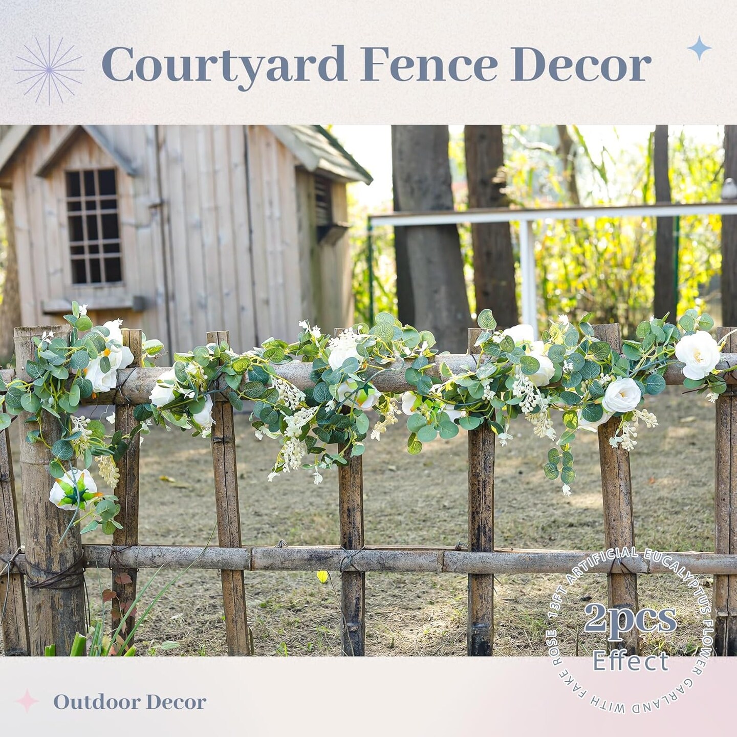 Eucalyptus Leaves Greenery Garland for Wedding Table Runner Backdrop Party