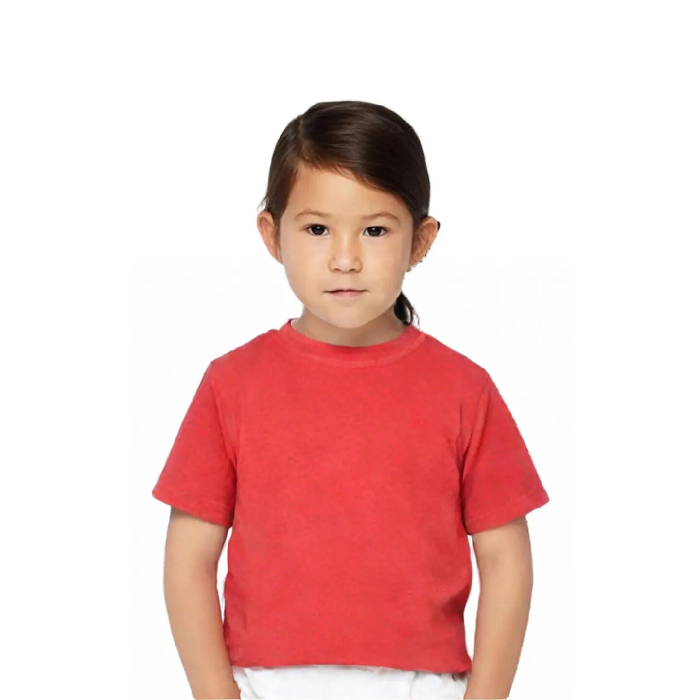 6 Pack BELLA+CANVAS Toddler Jersey Tee for Everyday Wear Soft Cotton Kids Shirt Bundle