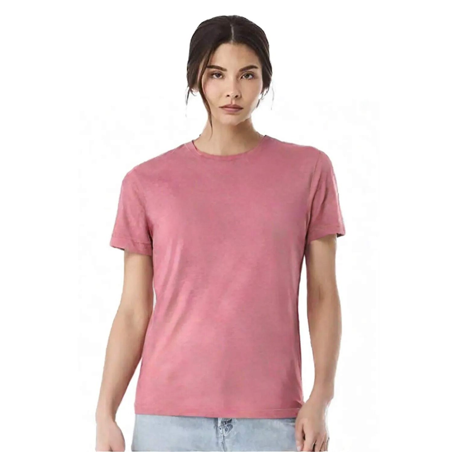 BELLA+CANVAS Lightweight Triblend Crewneck Short Sleeve T-Shirt for Everyday Wear, Casual Style & Custom Printing Unisex Tee