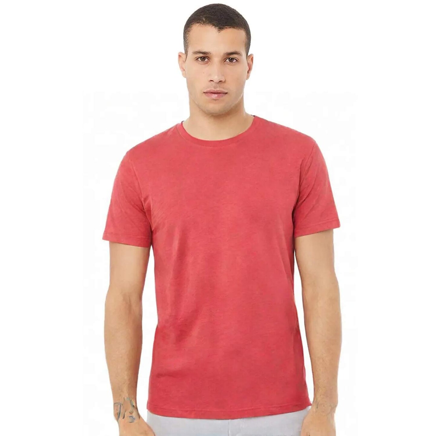 BELLA + CANVAS Triblend Crewneck Short Sleeve T-Shirt For Casual Wear