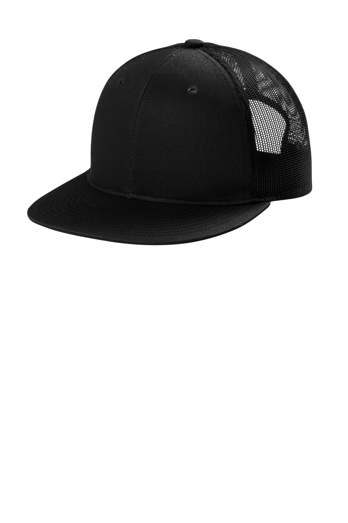 Port Authority&#xAE; Snapback Flat Bill Trucker Cap