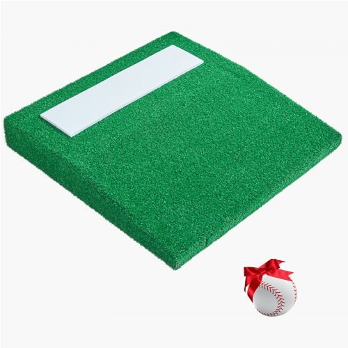 Baseball Pitcher's Mound 31 in, Portable Softball Training with Turf and Carry Handle