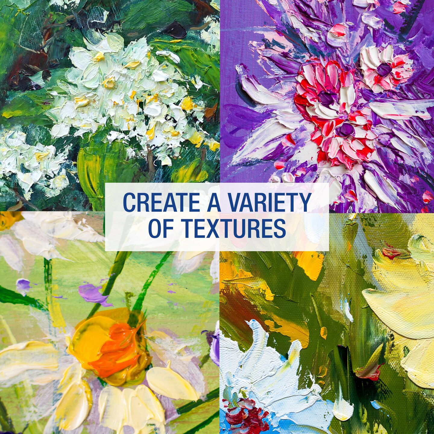 Impasto Clear Acrylic Gel Medium (500ml Tub) - Layering & Extending Acrylic Paint