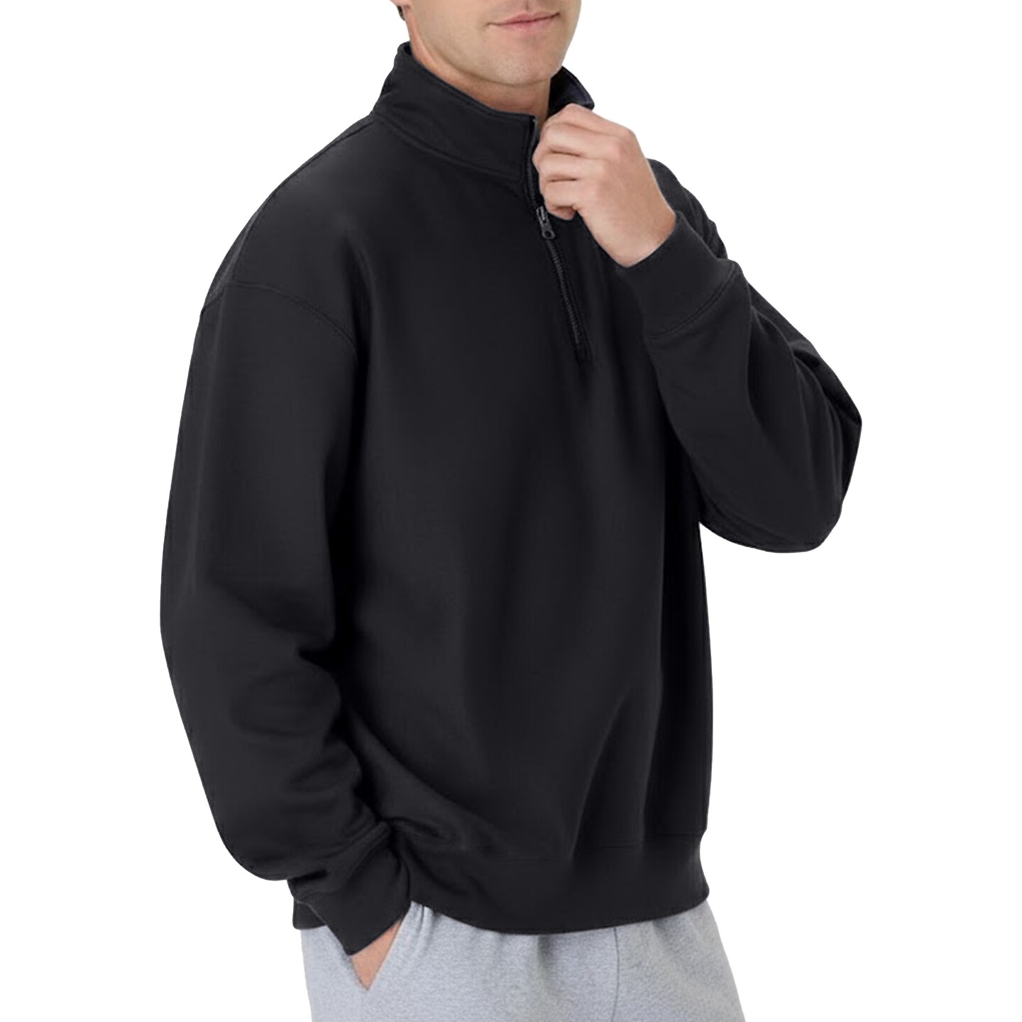 Hanes Beefy Men’s Heavyweight Quarter-Zip Sweatshirt, Crafting Blank