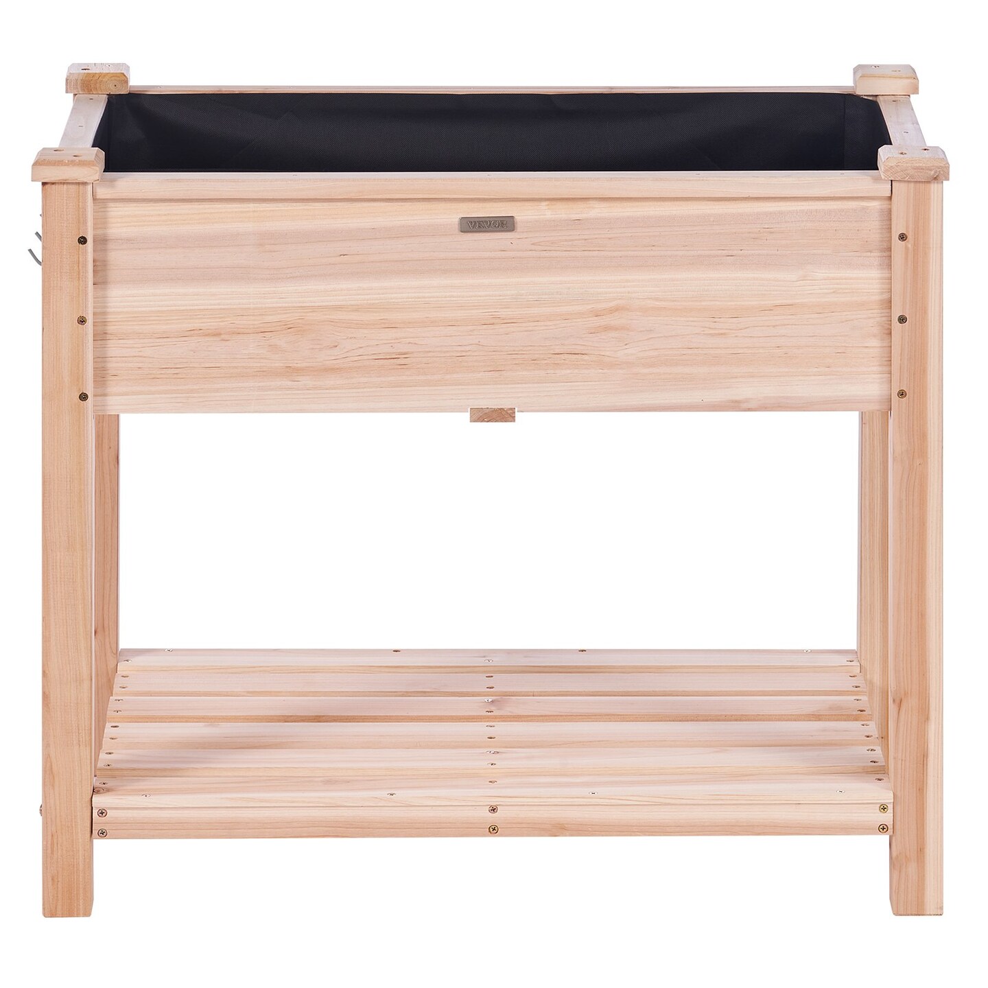 Wooden Raised Planter Box with Legs for Flowers, Herbs, and Vegetables