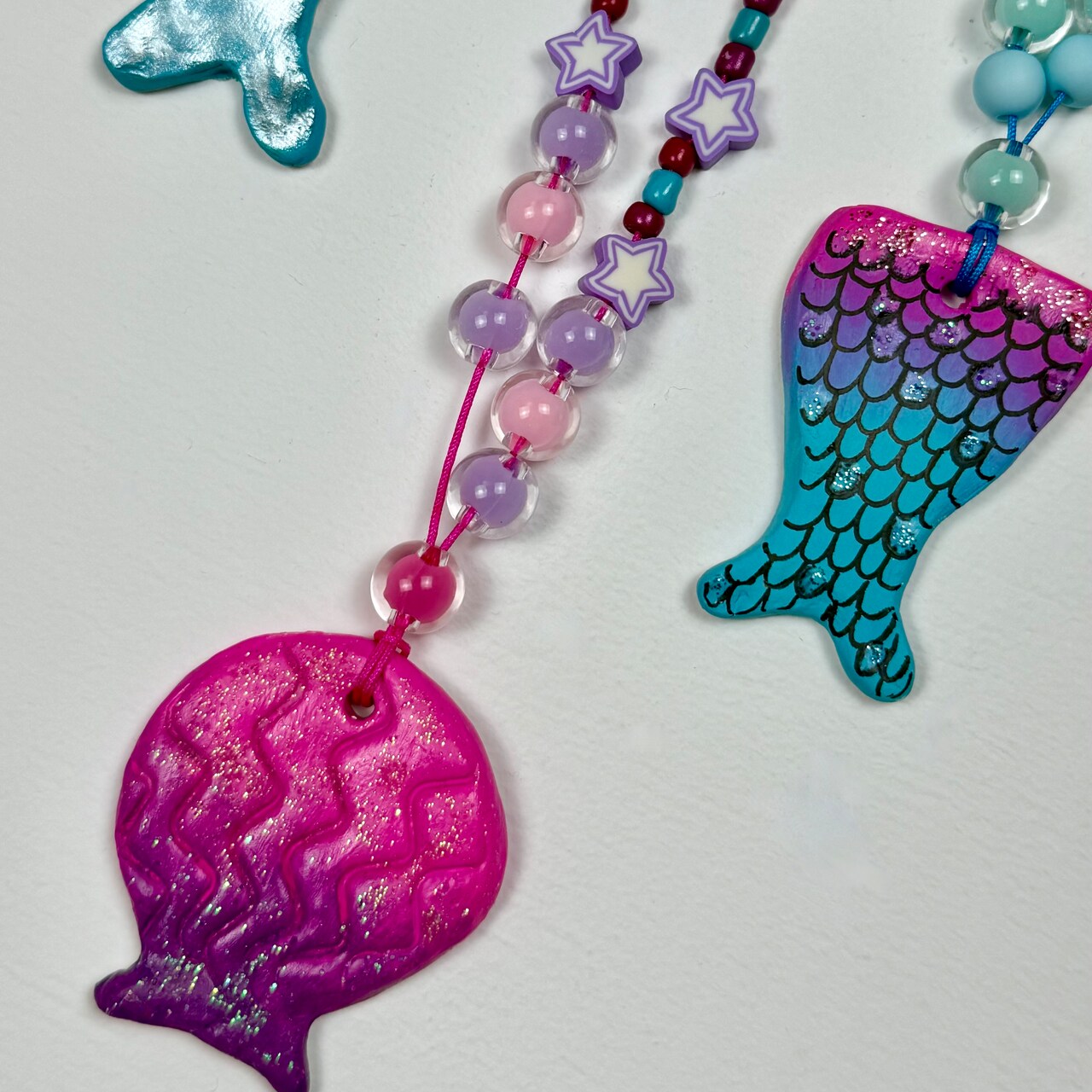 Kids Club: Mermaid Inspired Clay Necklaces