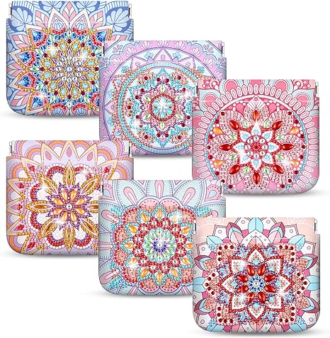 DIY Diamond Painting Coin Purse Holder Makeup Bags Bulk Cosmetic Wallet Diamond Painting Kits Pocket