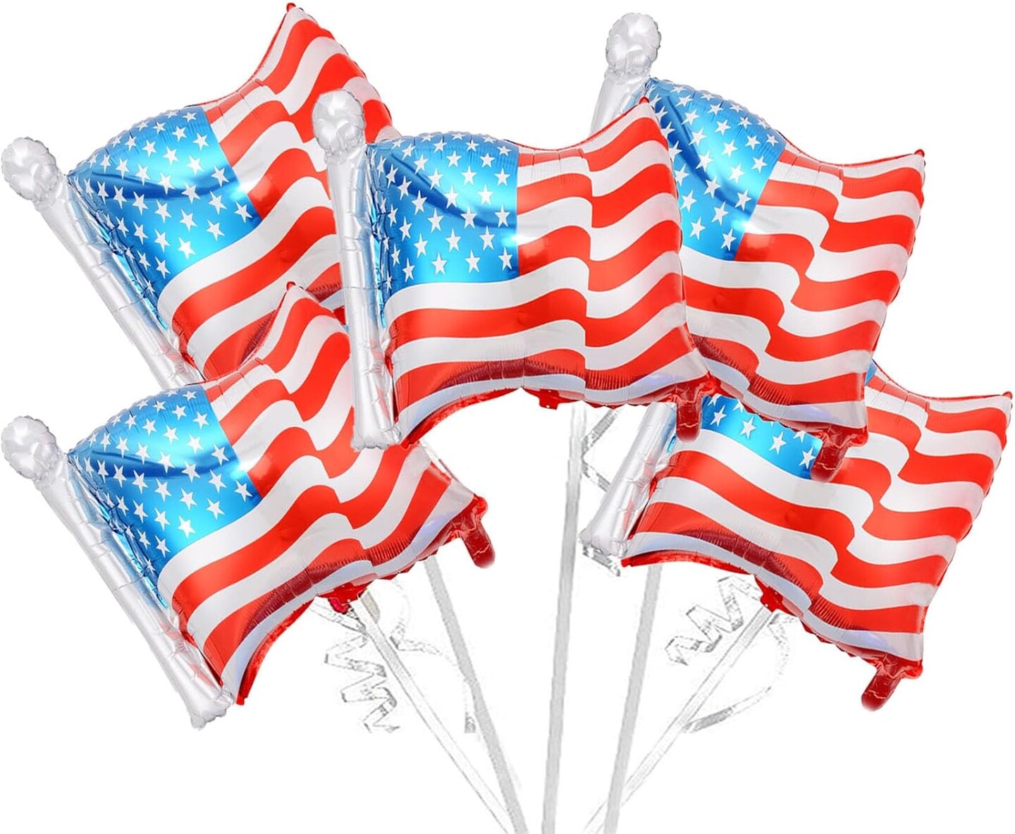 Latex Balloons 5PCS American Flag Patriotic Balloons – 4th of July, Independence Day, Labor Day & Memorial Day Party Decorations