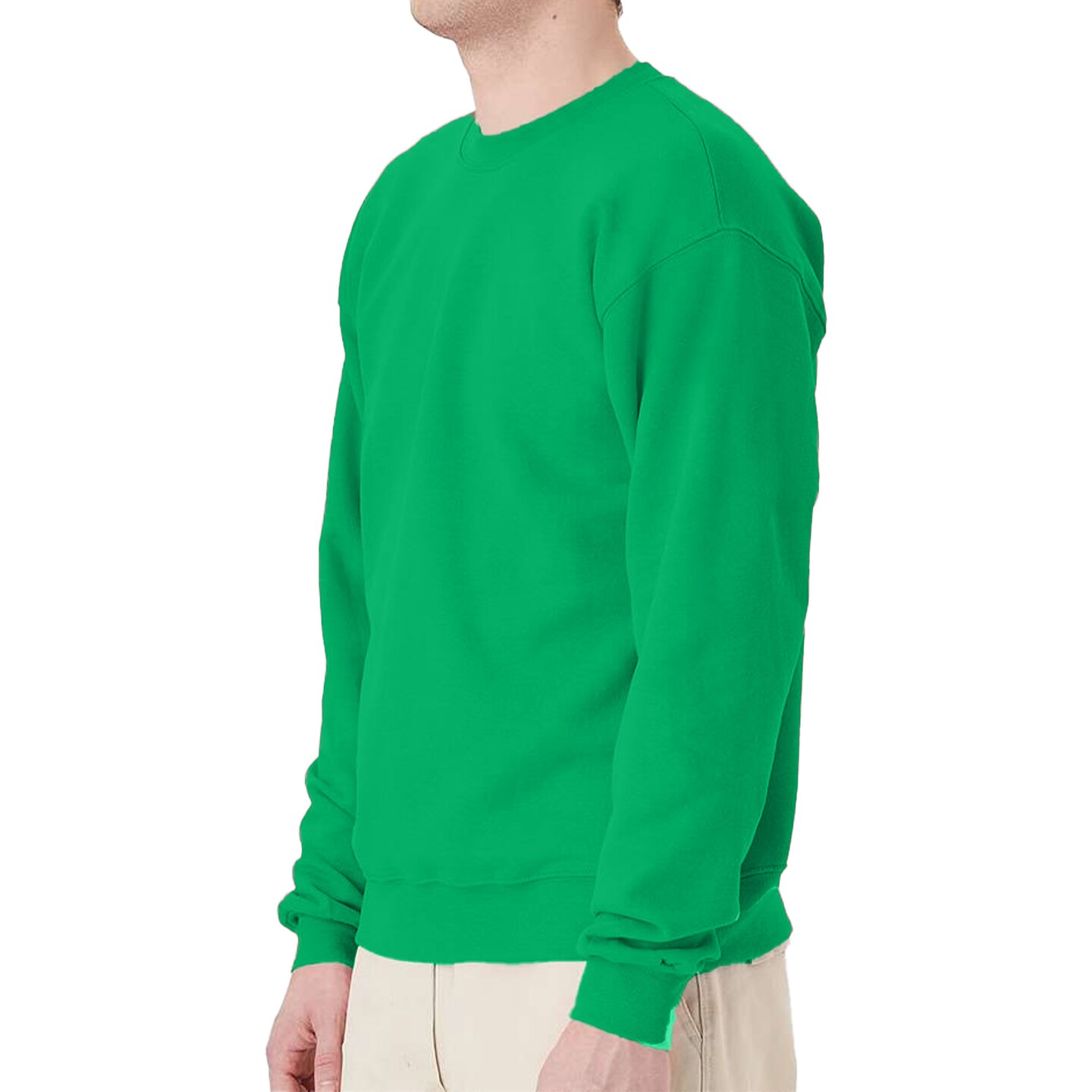 Hanes EcoSmart Unisex Crewneck Sweatshirt P160 Cotton-Poly Blend Fleece for Crafts