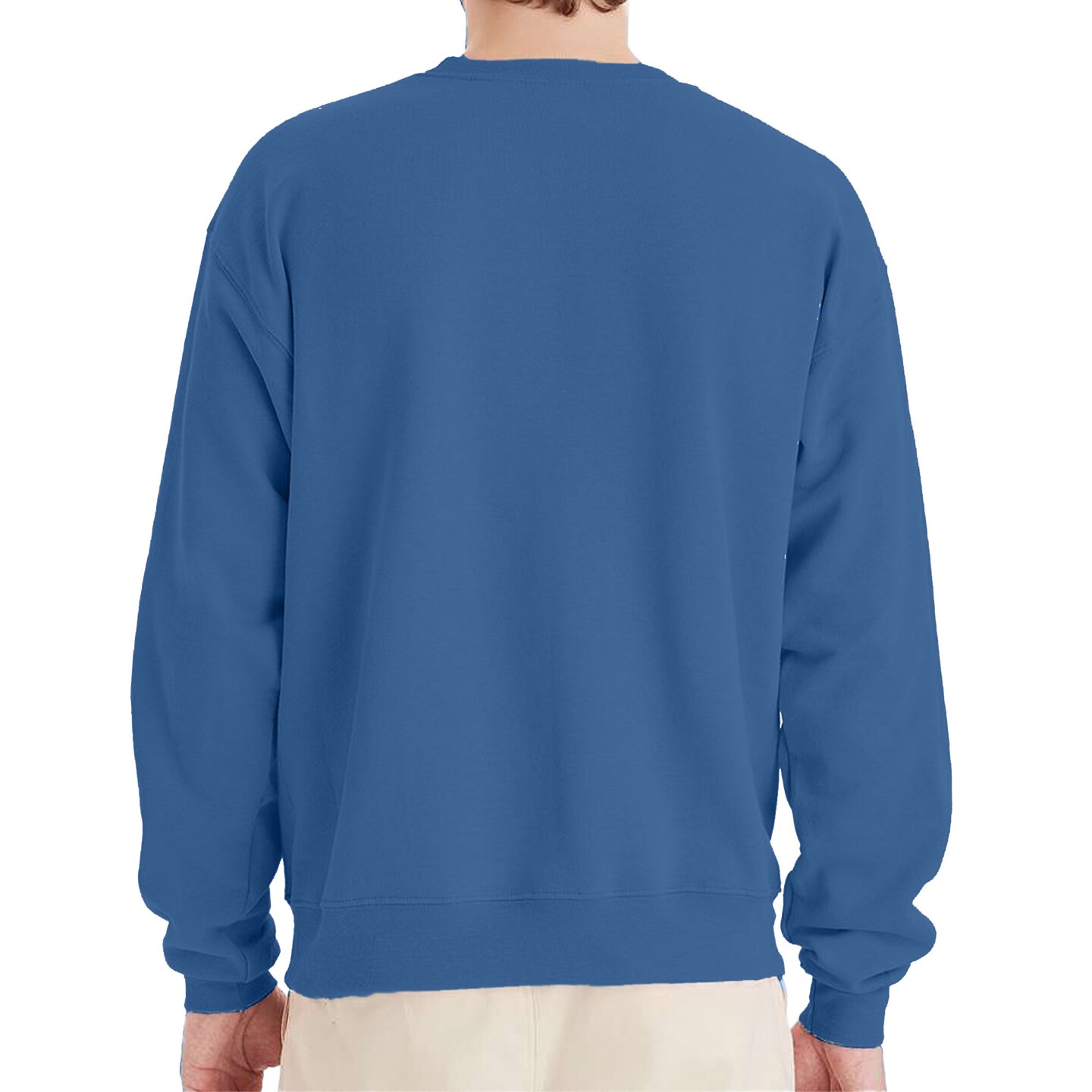 Hanes EcoSmart Unisex Crewneck Sweatshirt P160 Cotton-Poly Blend Fleece for Crafts