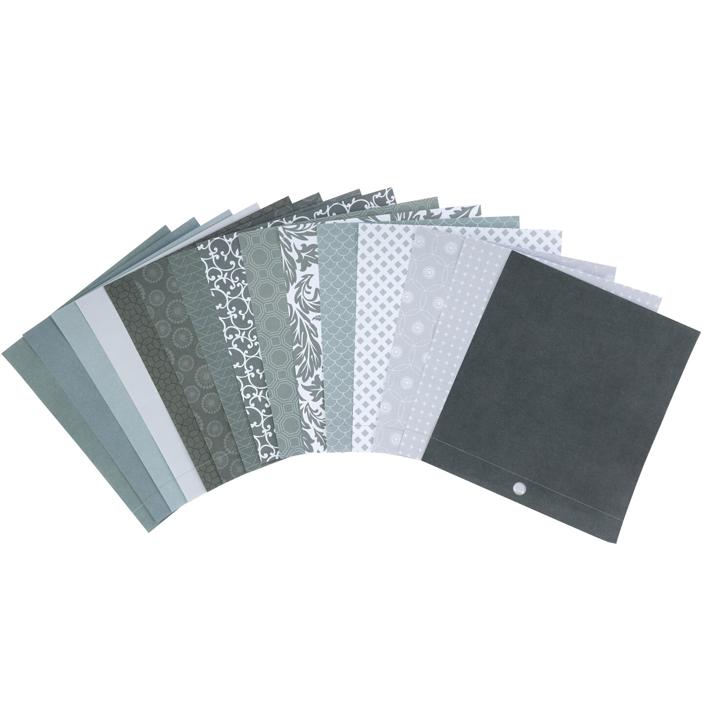 Colorbok Single-Sided Printed Cardstock 6"X6" 100/Pkg-Neutral