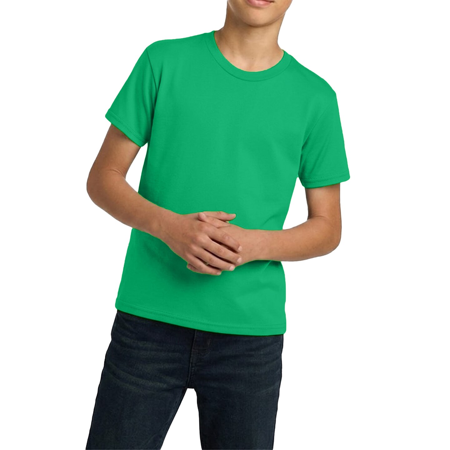 Gildan Youth Heavy Cotton T-Shirt, Plain Short Sleeve Craft & Print Ready