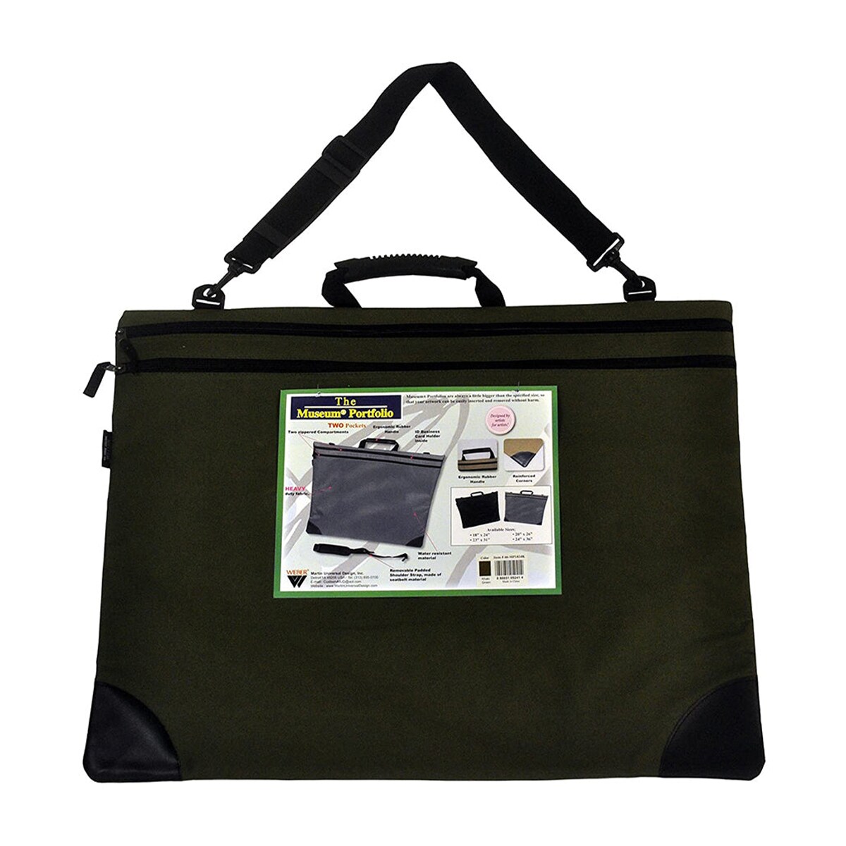 Martin Universal Design® Museum® Artist Portfolio, 20" x 26", Black