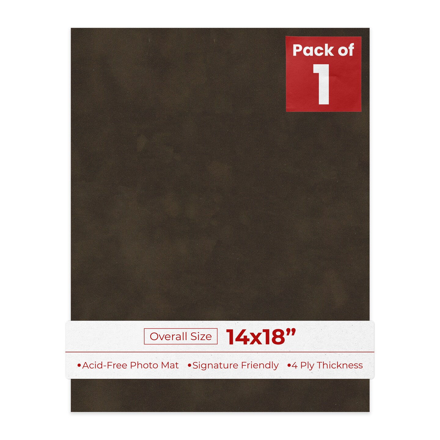 Brown Suede 14x18 Uncut Mat Board - Blank Sheets, No Opening, Color ...