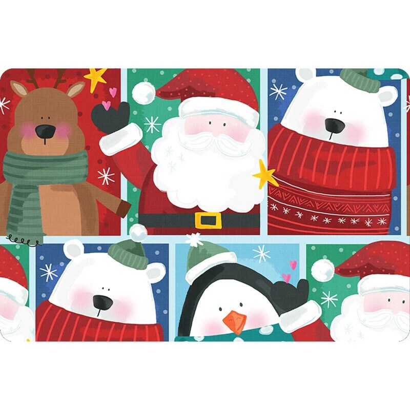 MINKY Xmas Greeting Digital Cuddle® Cardinal Shannon Fabrics Christmas