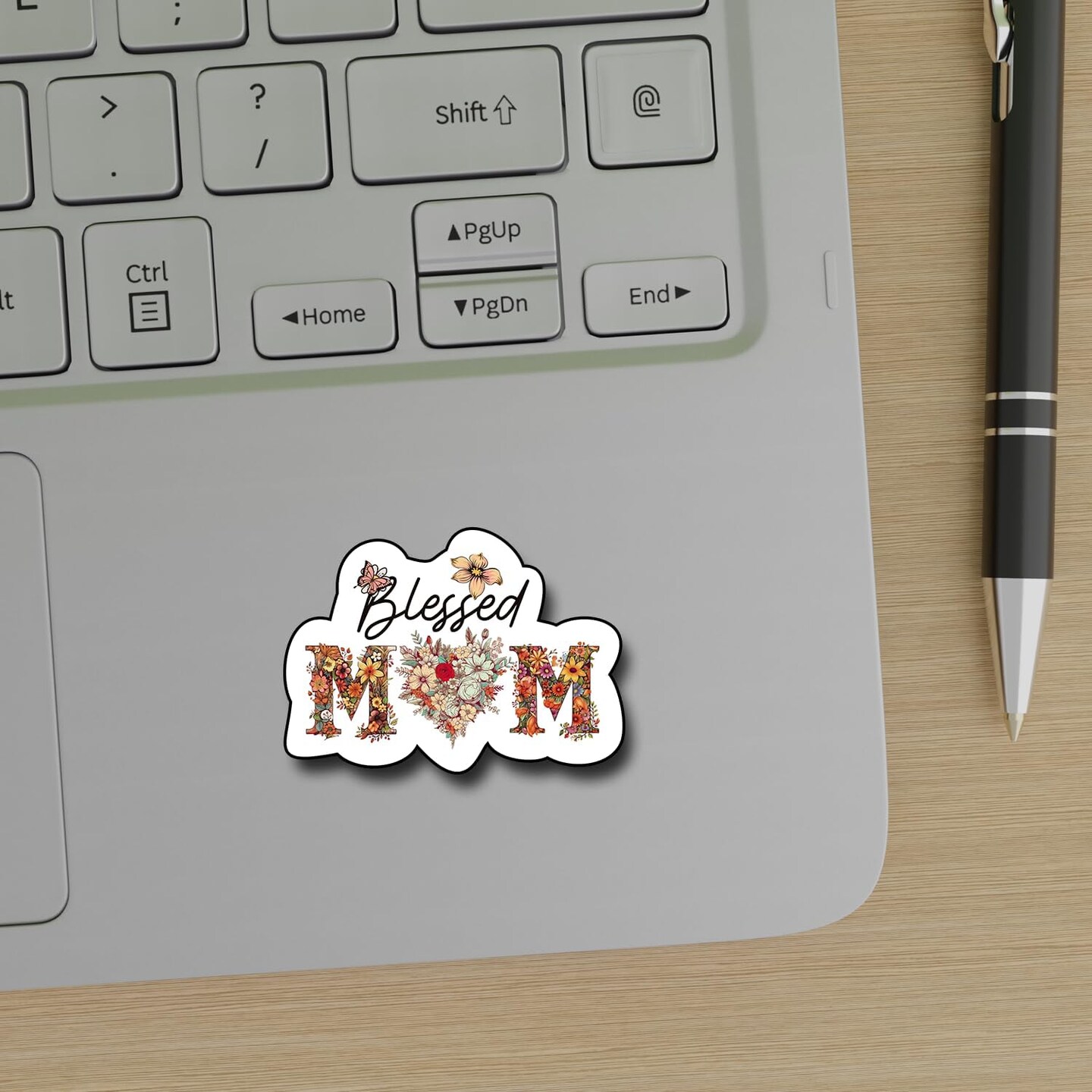 (3Pcs) Blessed Mom Sticker, Decal Gifts Mama Decorate Books Laptop Phone Water Bottles Kindles Stickers Tumbler Sticker Waterproof Vinyl Decorate Sticker 3&#x22; Inch